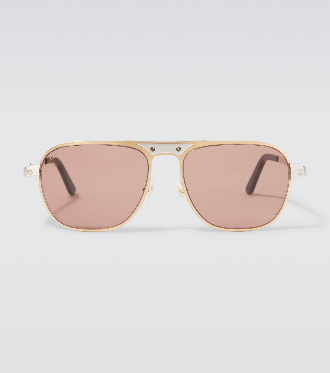 

Солнцезащитные очки прямоугольные Santos De Cartier Cartier Eyewear Collection