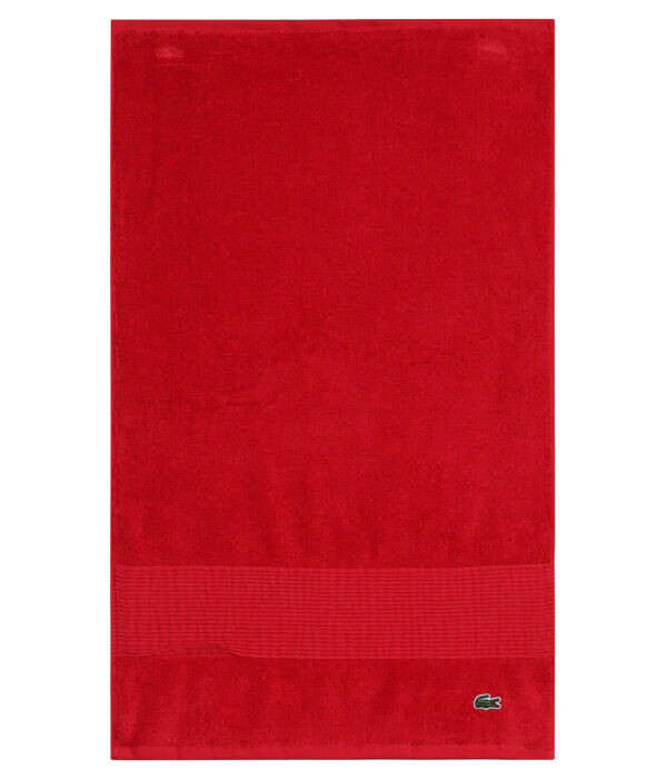 

Полотенце Lacoste Home llecroco махровое, красный