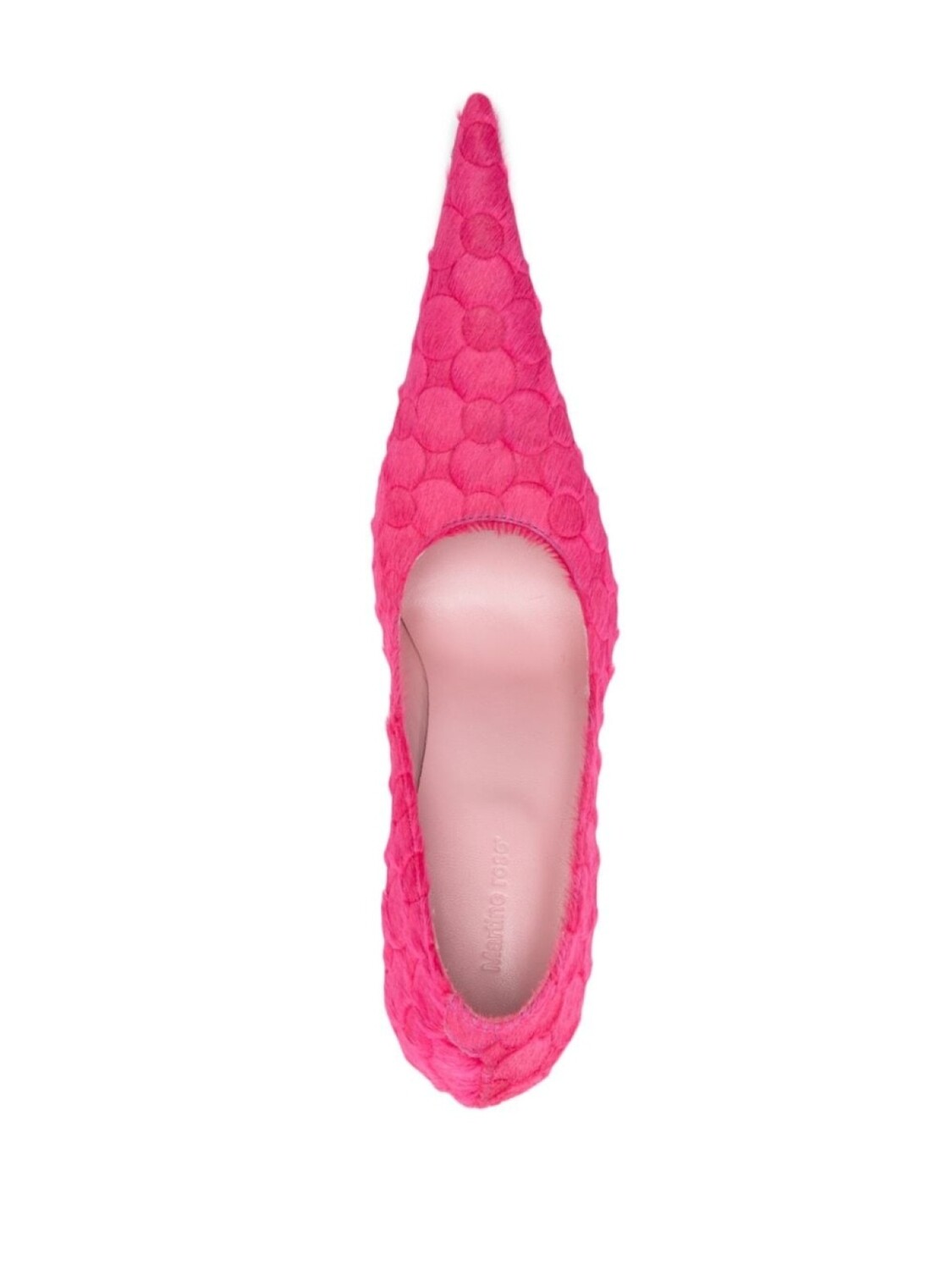 Туфли Martine Rose 105 мм с удлиненным носком, розовый — фото 4