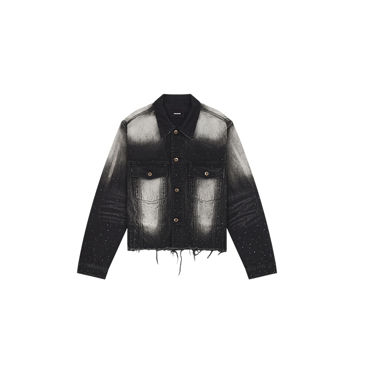 

WE11DONE Джинсовая куртка унисекс черная