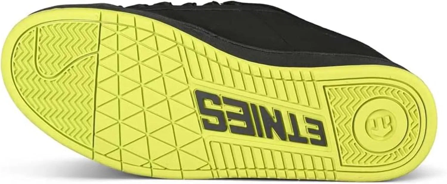 Кроссовки Etnies Kingpin Classic Skate Heritage Fashion Style с модной усиленной подошвой для повседневной носки, Black / Green — фото 4