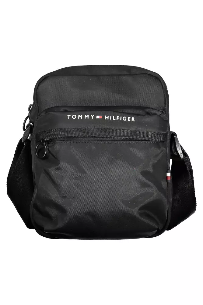 

Черная мужская сумка из полиэстера через плечо Tommy Hilfiger