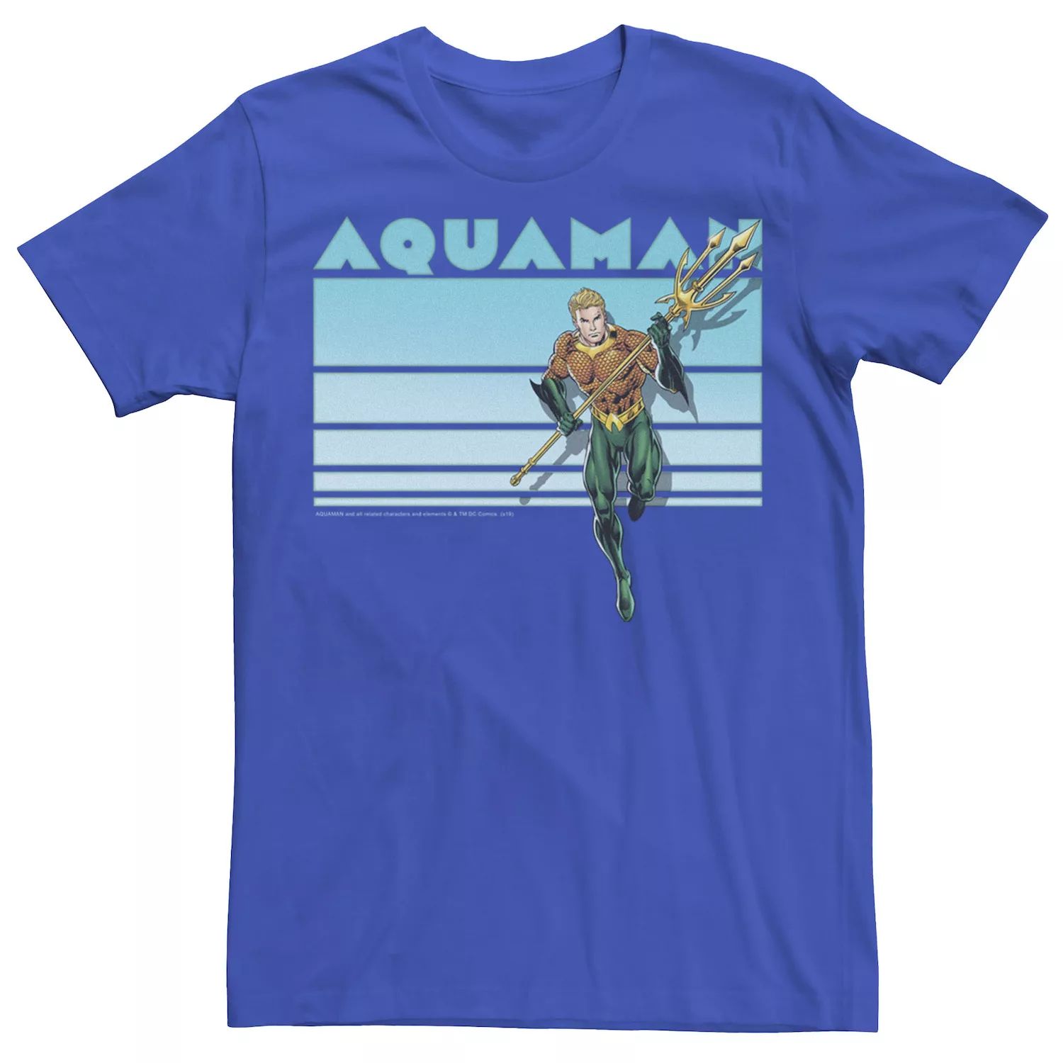 

Мужская футболка DC Comics Aquaman в винтажную полоску Licensed Character