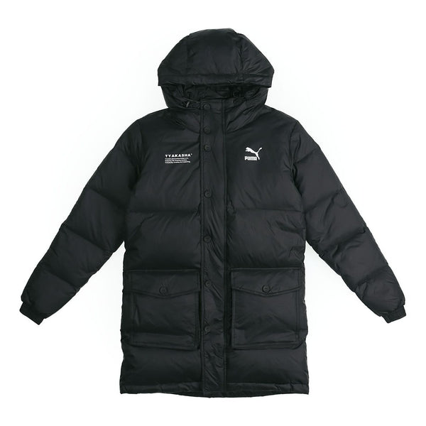 

Куртка x tyakasha down parka 'black white' Puma, черный