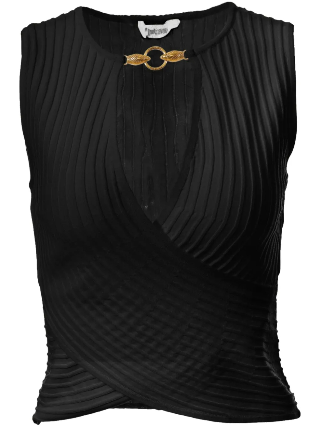 

Топ с пряжкой Just Cavalli, черный