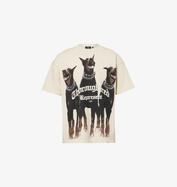 

Футболка из чистокровного хлопкового джерси Represent, белый