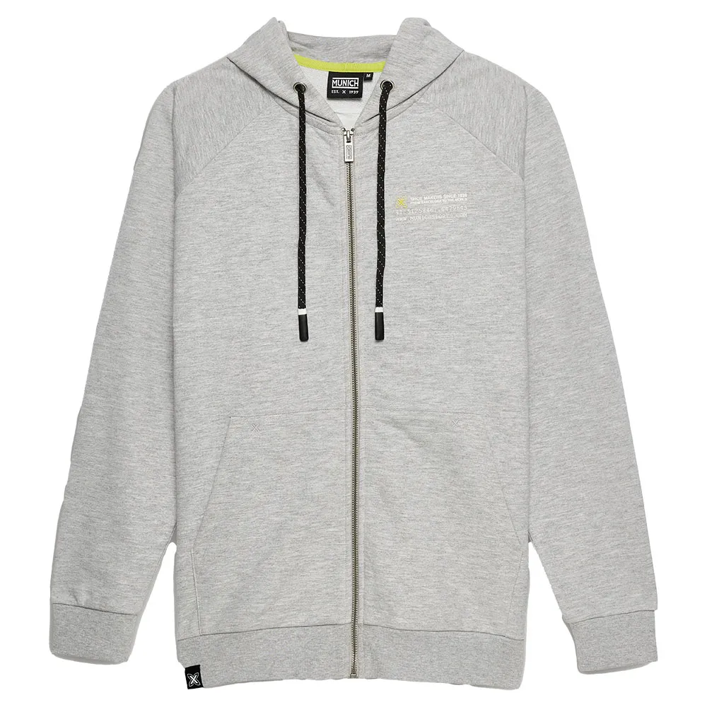 

Толстовка Munich Tape Lifestyle full zip, серый