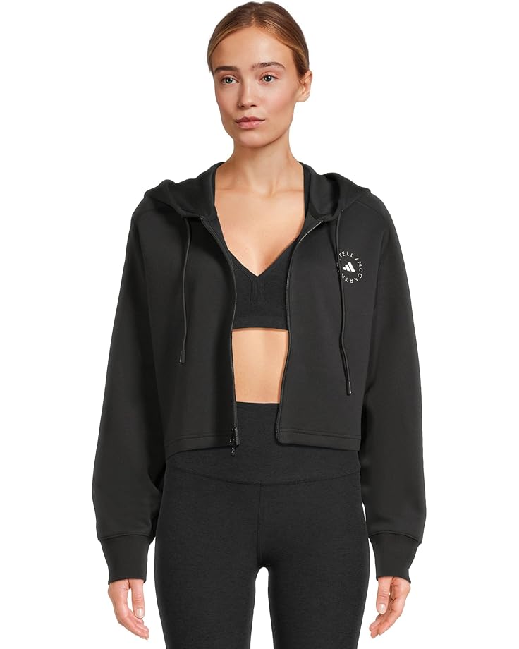 

Худи adidas by Stella McCartney Adidas by Stella McCartney Sportswear - Cropped Hoodie JD8107, черный