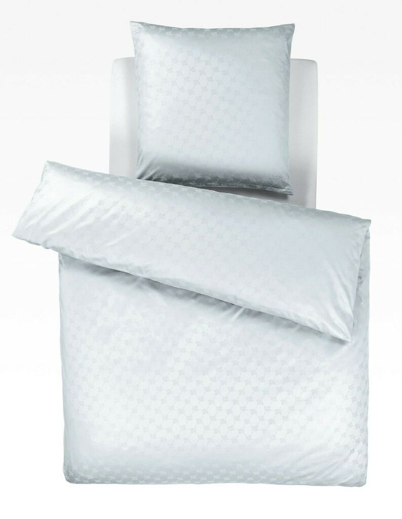 

ЙУУП! Постельное белье Мако-Сатин Василек 4020 - цвет: серый-19, 155х220см+80х80 см Joop