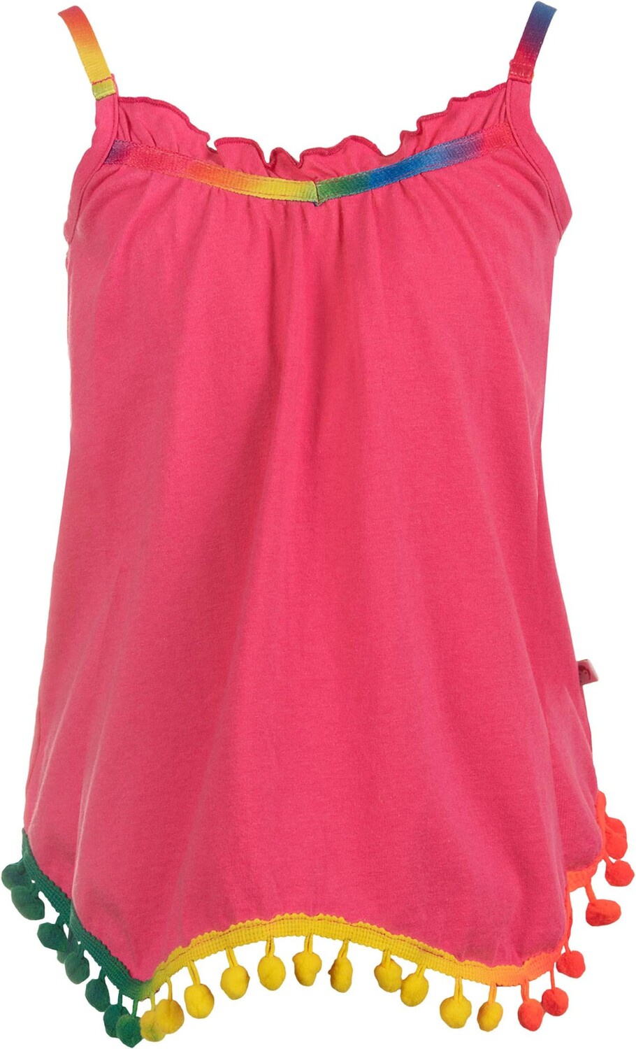 

Топ Appaman Bella Top w/ Rainbow Pom-Poms, цвет Fuchsia