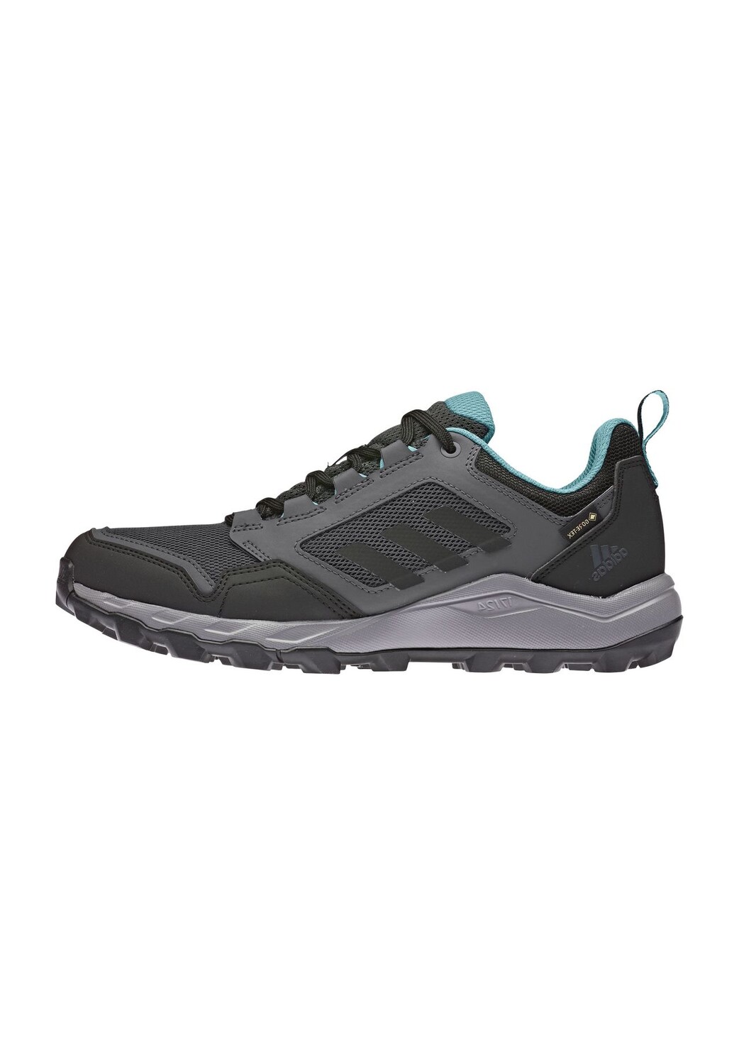 Кроссовки Terrex Tracerocker 2 GTX, со шнуровкой, водонепроницаемые, женские adidas, цвет Grey Six Core Blac