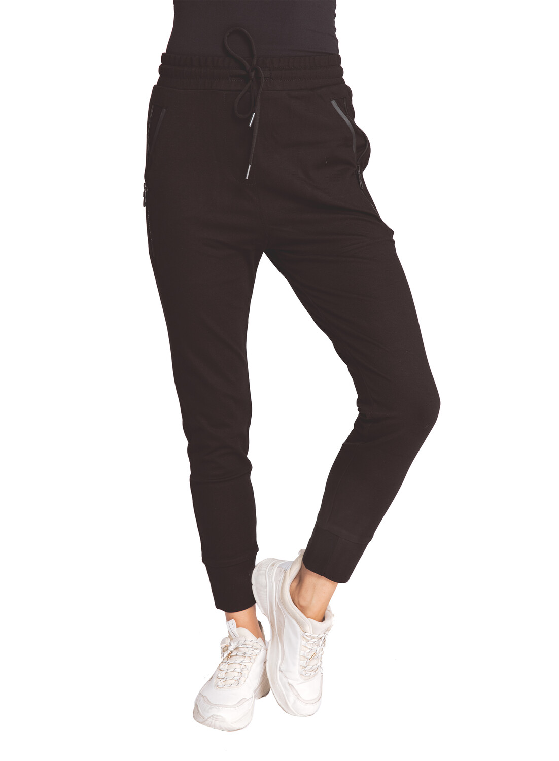 

Брюки ZHRILL Damen Jogger Pants Fabia Black, зеленый