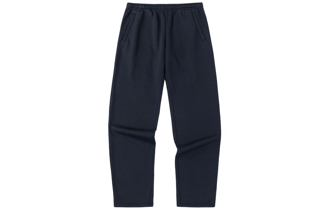 

Анта Вэрайети Тренировочная коллекция Повседневные брюки Мужские Базовые черные