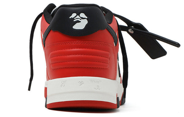 Кроссовки out of office low-top sneaker 'red black white' Off-White, красный — фото 4