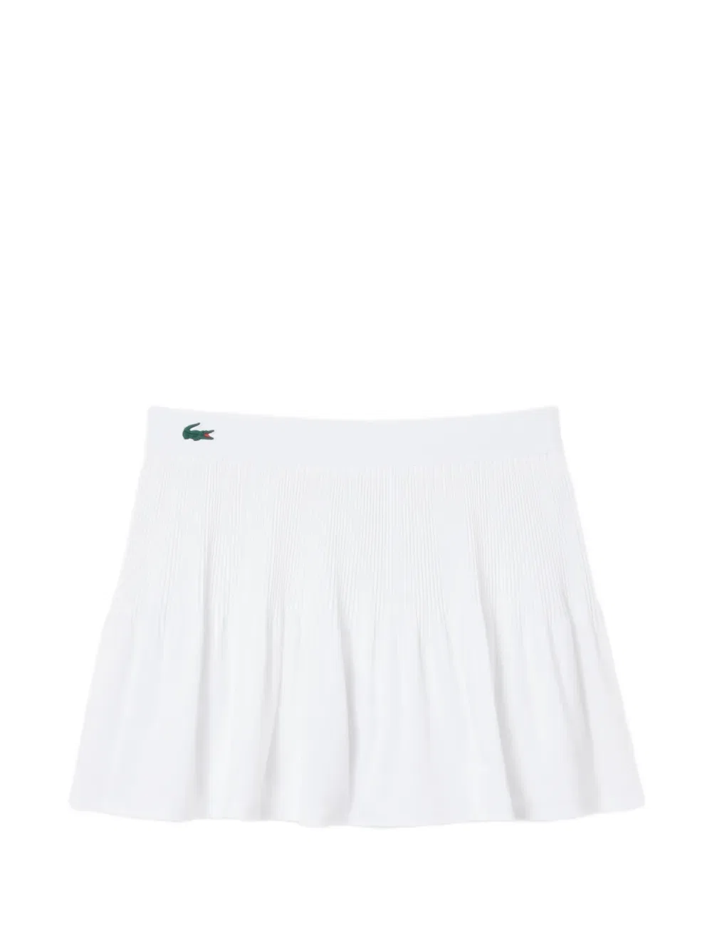 Юбка Lacoste плиссированная короткая, белая