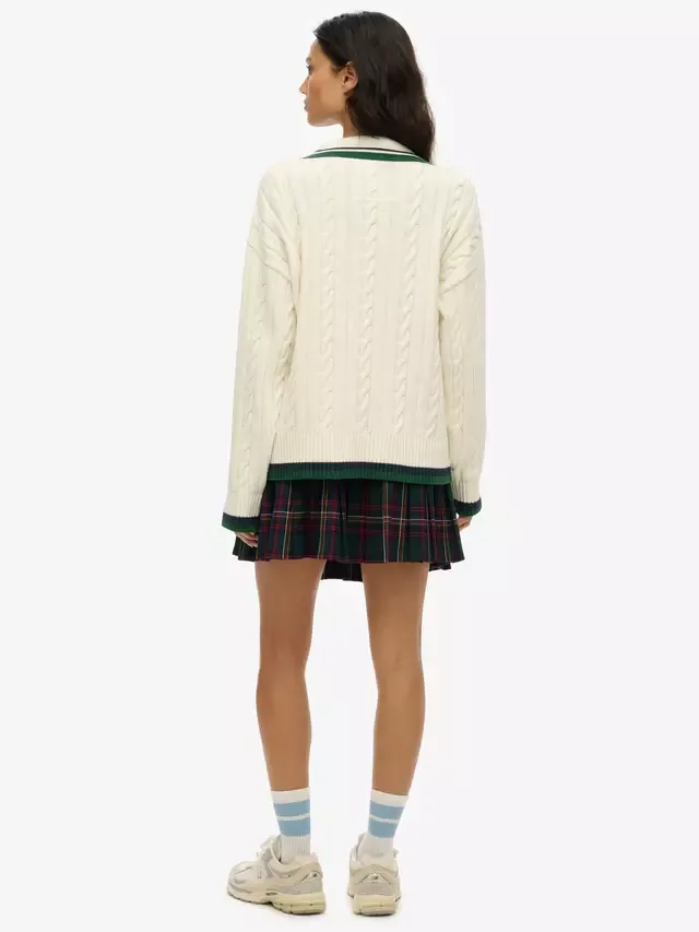 Мини-юбка в клетку Superdry, Green — фото 2