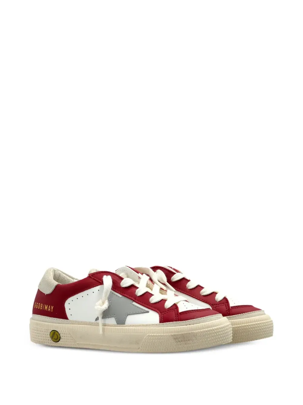Кеды May с аппликацией в виде звезды Golden Goose Kids, белый