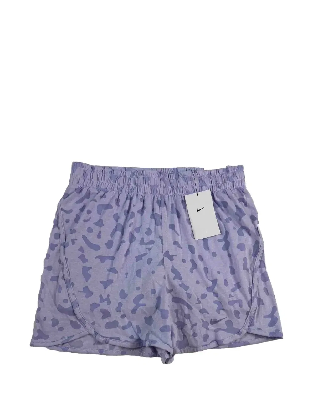 Шорты Dri-fit Breezy с высокой талией и принтом Nike Kids, фиолетовый
