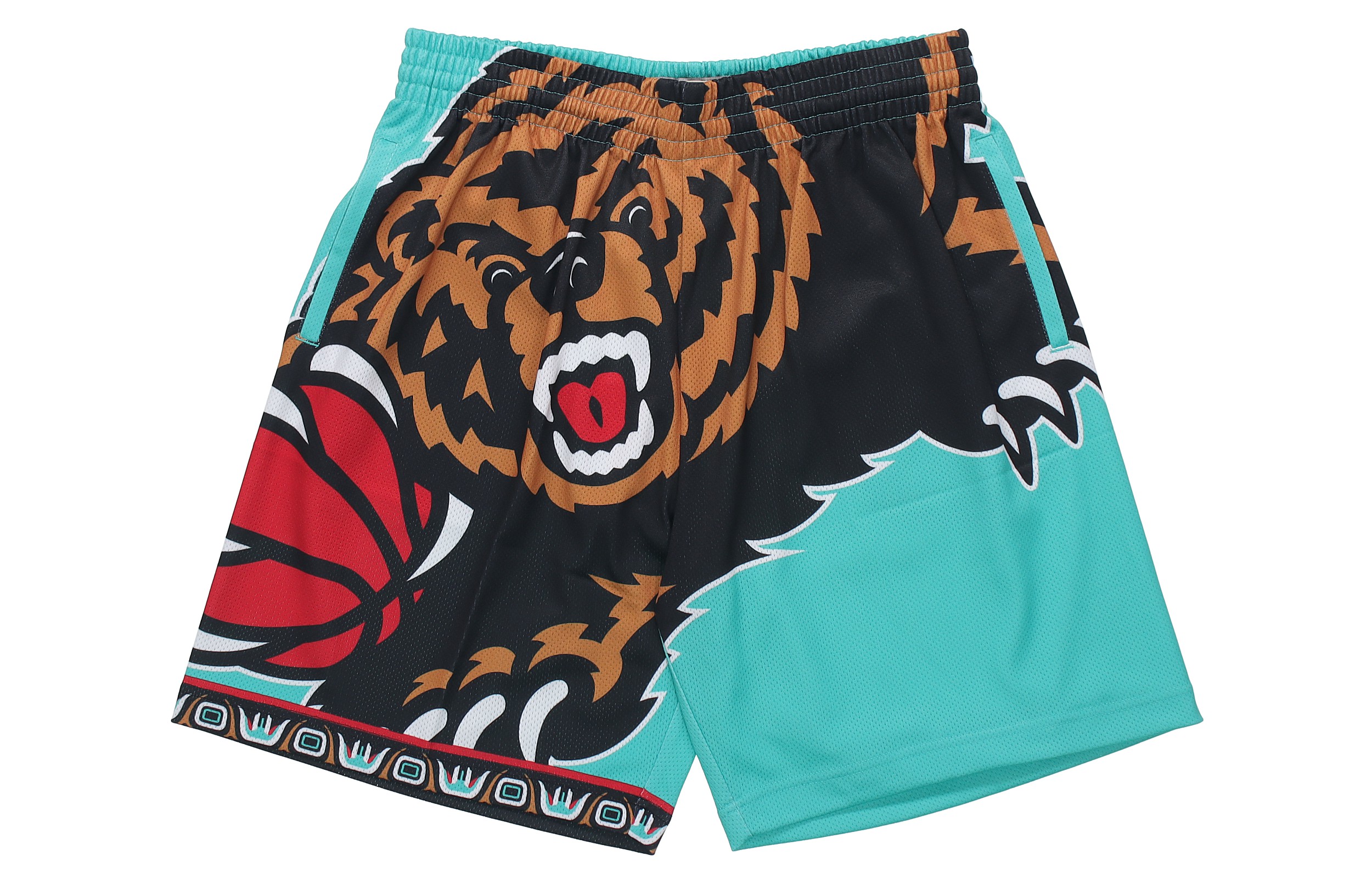

Mitchell Ness Баскетбольные шорты Mitchell & Ness мужские, сине-зеленые