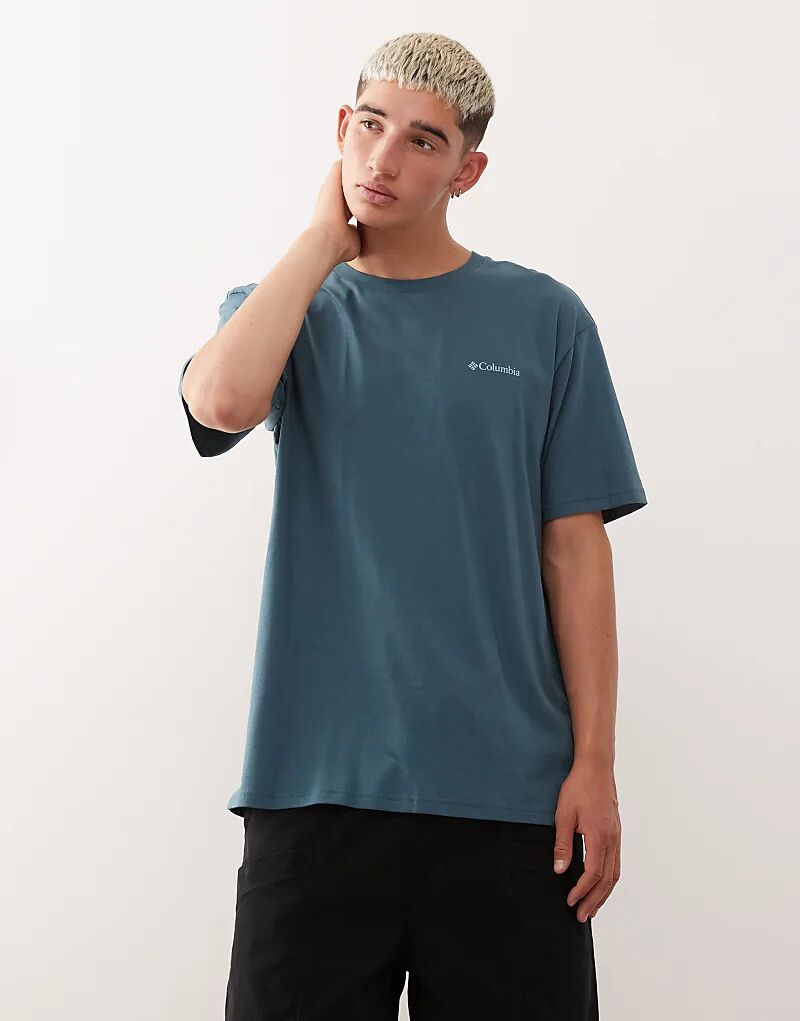 

Футболка Columbia North Cascades синего цвета