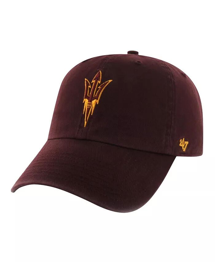 

Мужская темно-бордовая шапка Arizona State Sun Devils Vintage Clean Up Adjustable '47 Brand