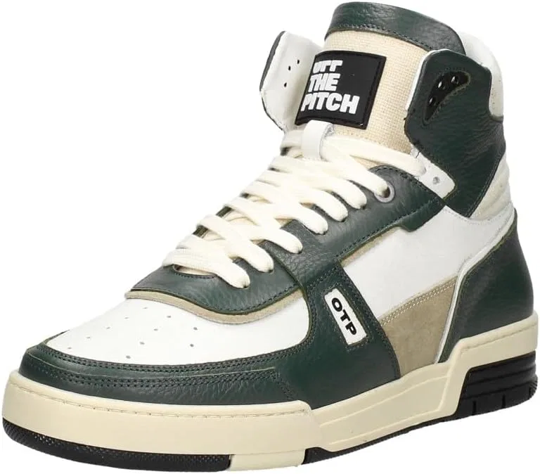 Кроссовки Off The Pitch Basketta Hi, Green — фото 2
