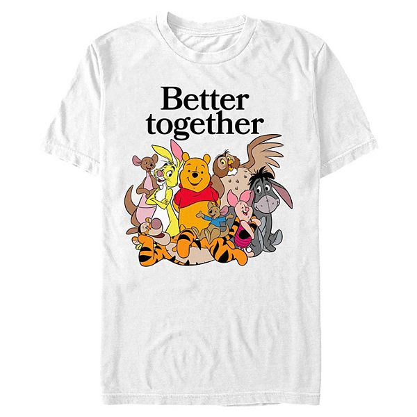 

Мужская футболка с принтом "Винни Пух и друзья" Better Together Disney