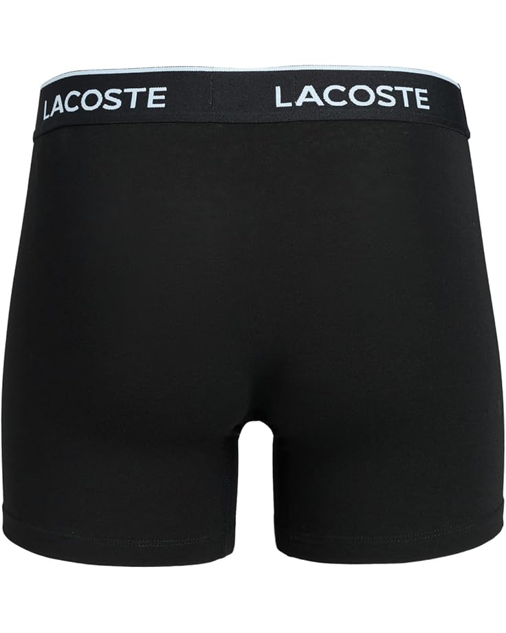 Мужские боксеры Lacoste 3-pack, черный/розовый/синий/зеленый — фото 4