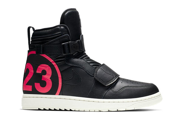Кроссовки 1 мото Air Jordan, черный — фото 2