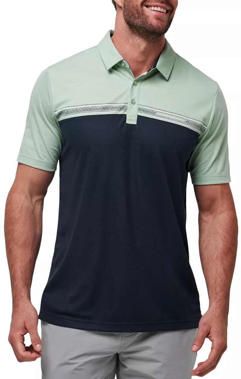 

Мужская футболка-поло для гольфа TravisMathew Rustic Route, цвет Jadette