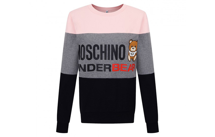 

MOSCHINO Свитшот женские розовая серые черная