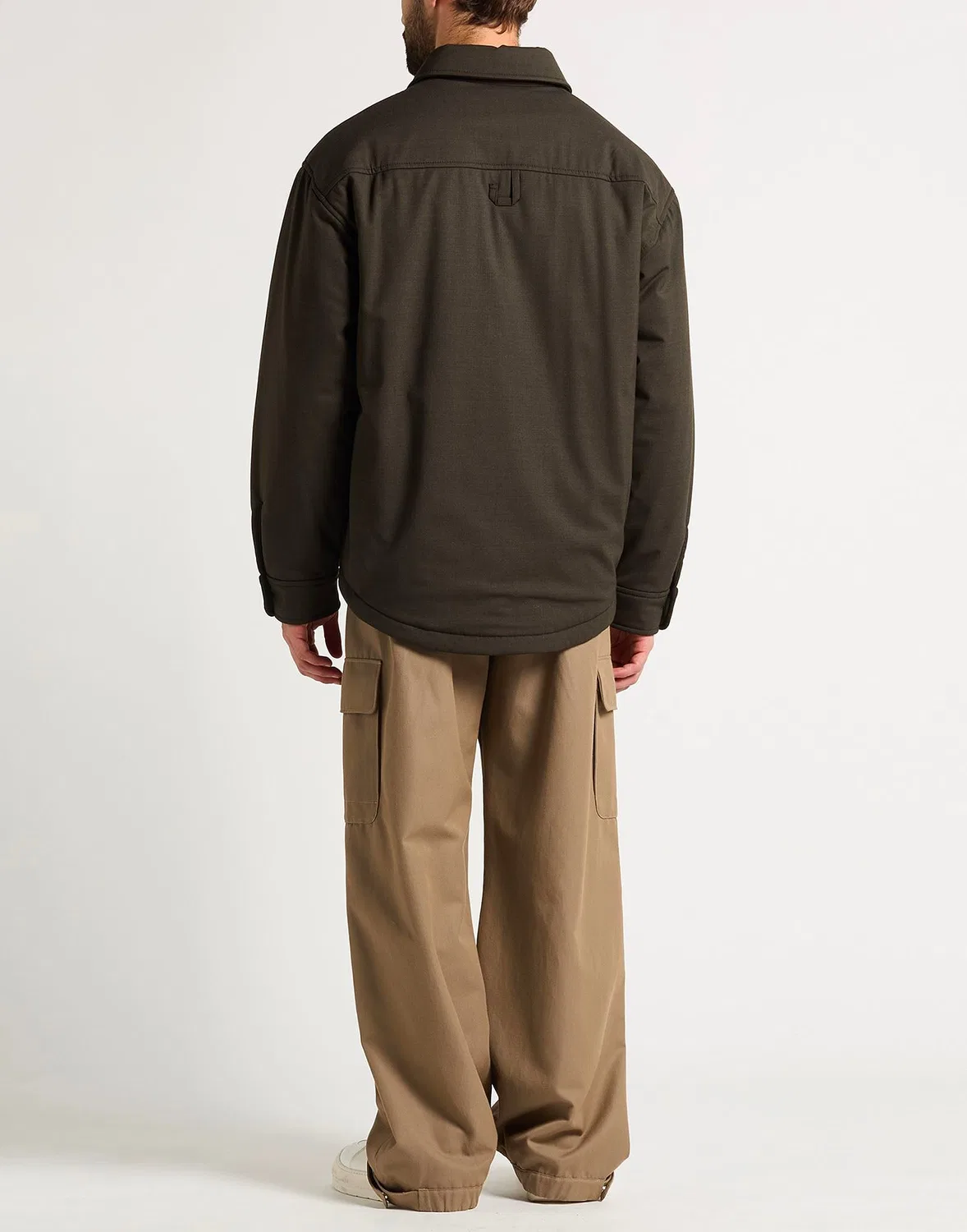 Куртка из твила с вышитым логотипом JACQUEMUS темно-зеленый — фото 3