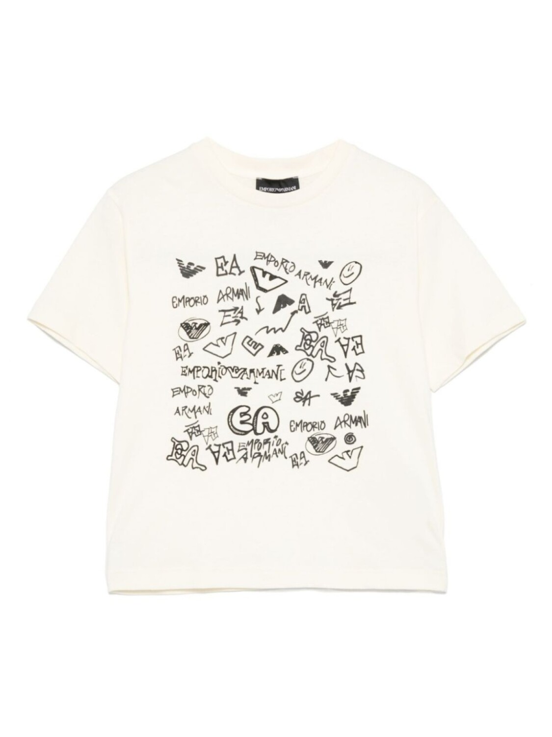 

Футболка с логотипом Emporio Armani Kids, серый