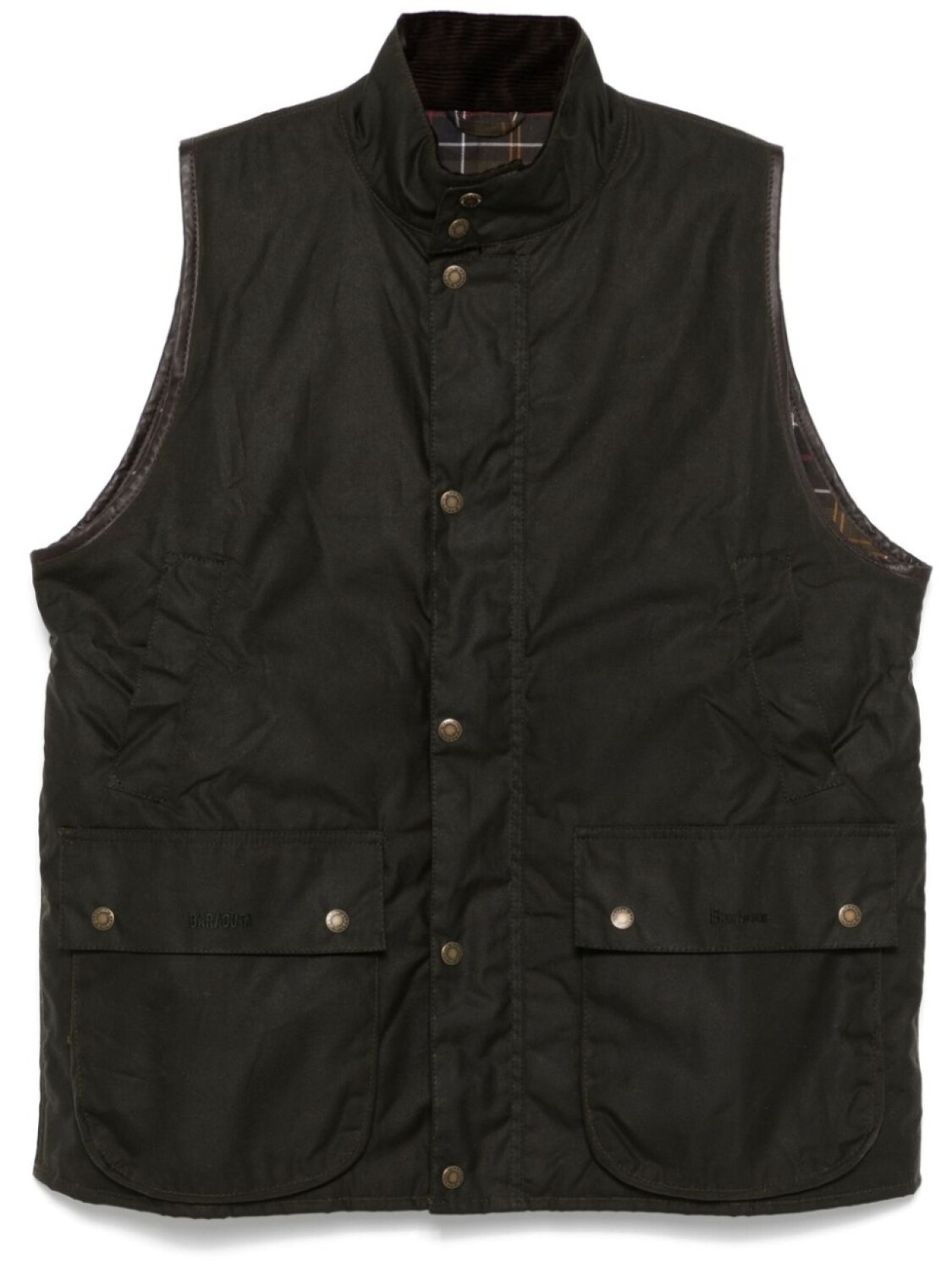 

Вощеный жилет из коллаборации с Barbour, зеленый
