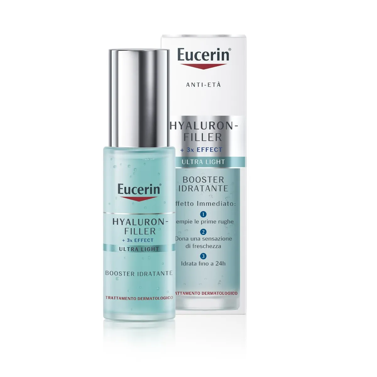 

Eucerin Hyaluron-Filler Увлажняющий усилитель для лица 30 мл Увлажняющее и омолаживающее действие