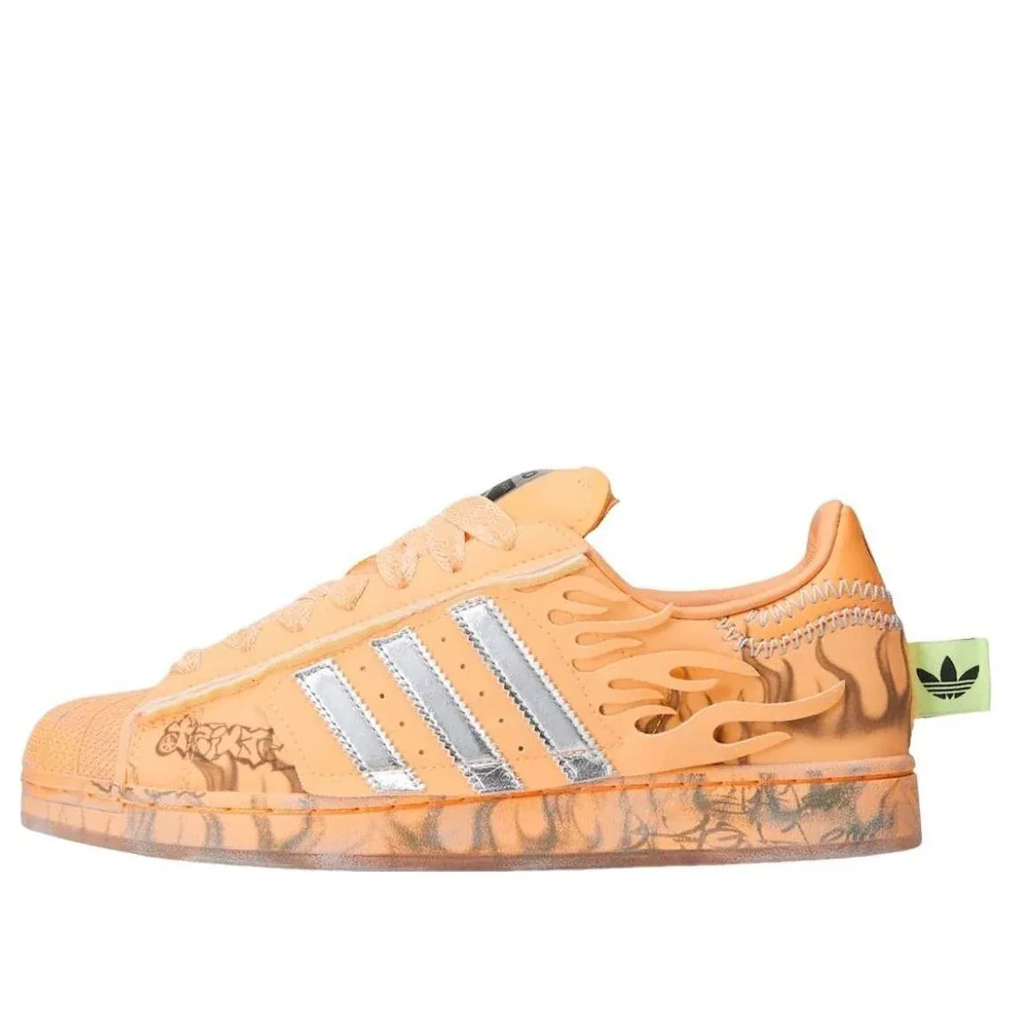 Кроссовки Adidas Hellstar Superstar II 'Hazy Orange Silver Metallic Core Black'