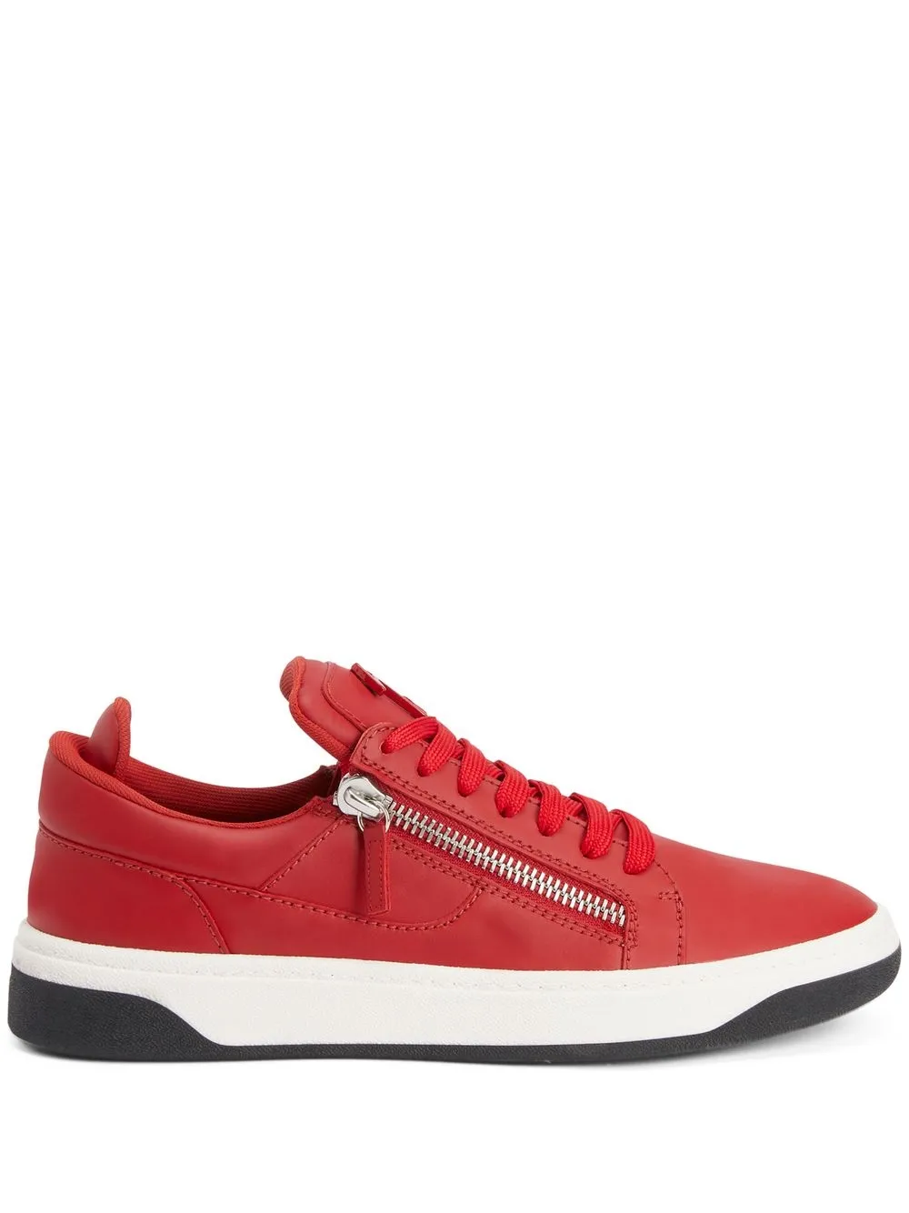 

Кеды с молниями Giuseppe Zanotti, красный