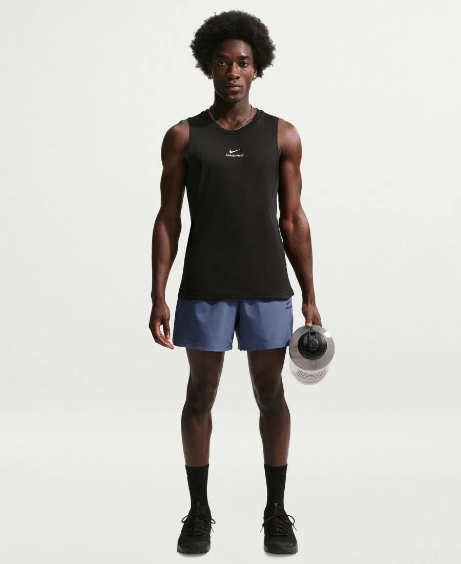 Тренировочная майка Pro Men's Dri-FIT Nike, черный/белый