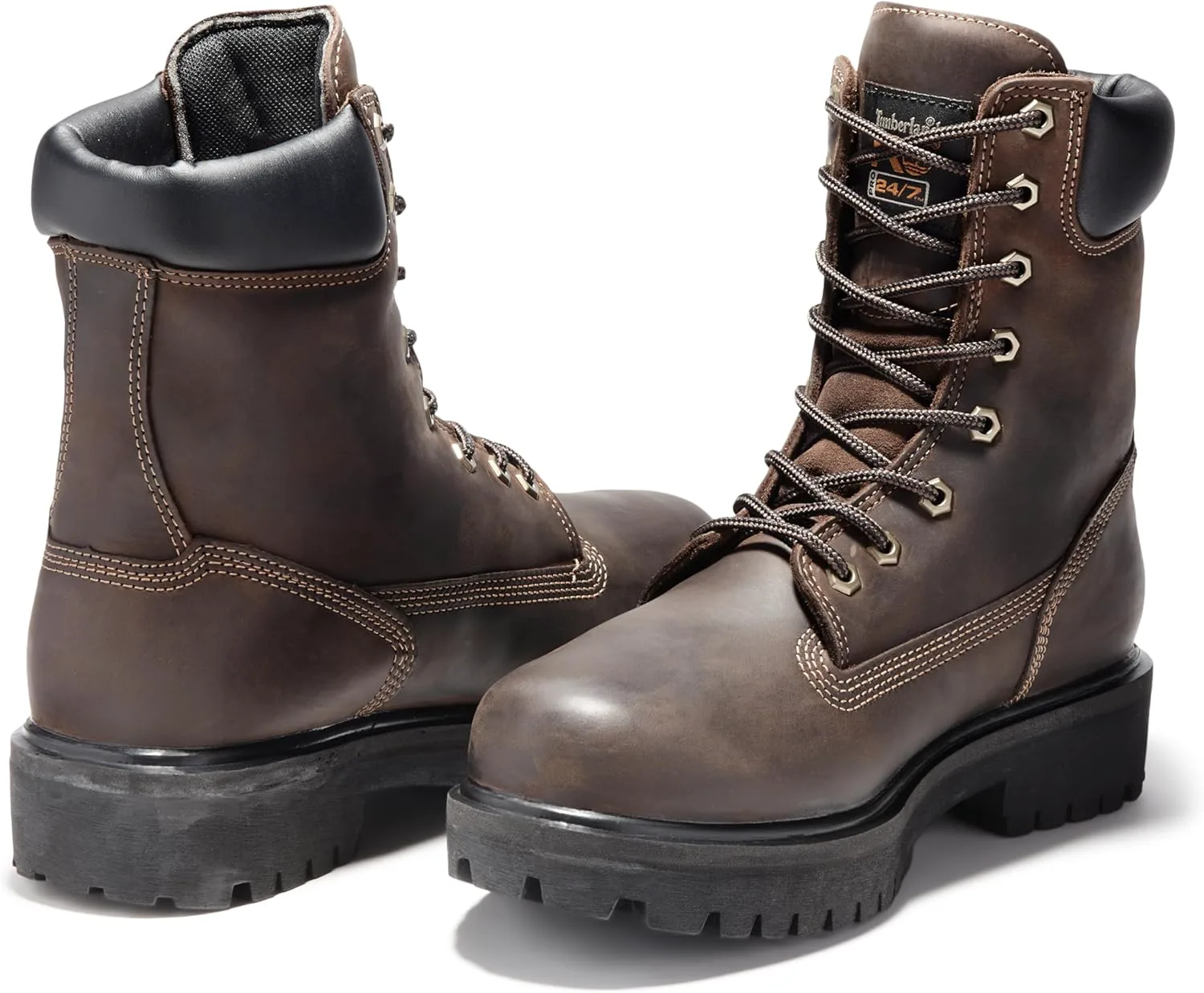 Мужские ботинки Timberland PRO 26011 Direct Attach 8" с мягким носком, коричневый — фото 3