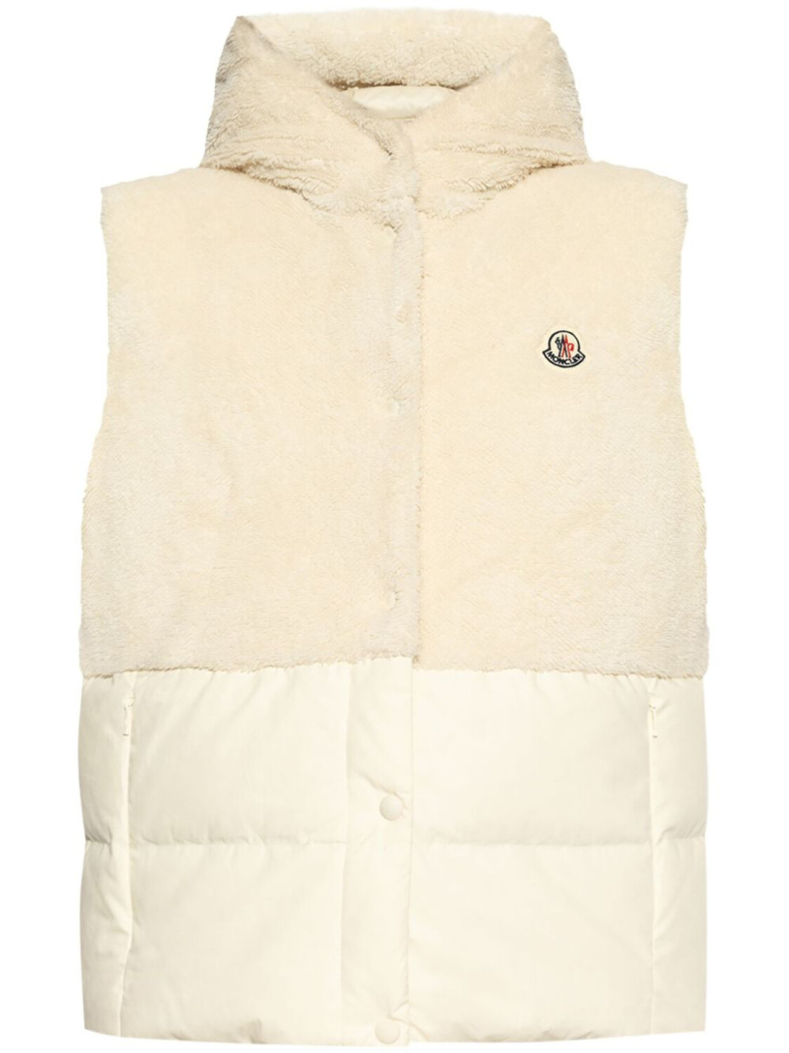 

Moncler дутый жилет Floy, белый