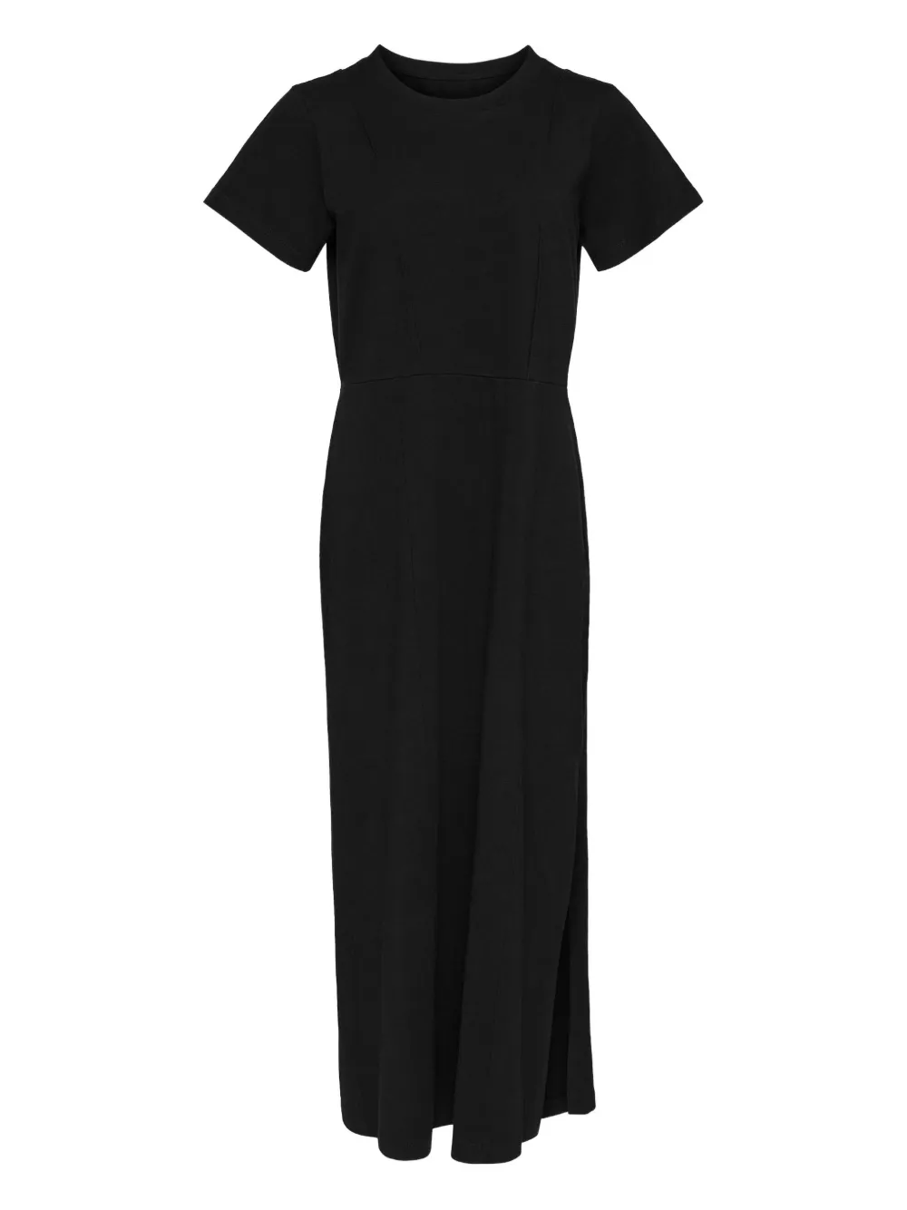 

Платье миди с короткими рукавами MM6 Maison Margiela, черный
