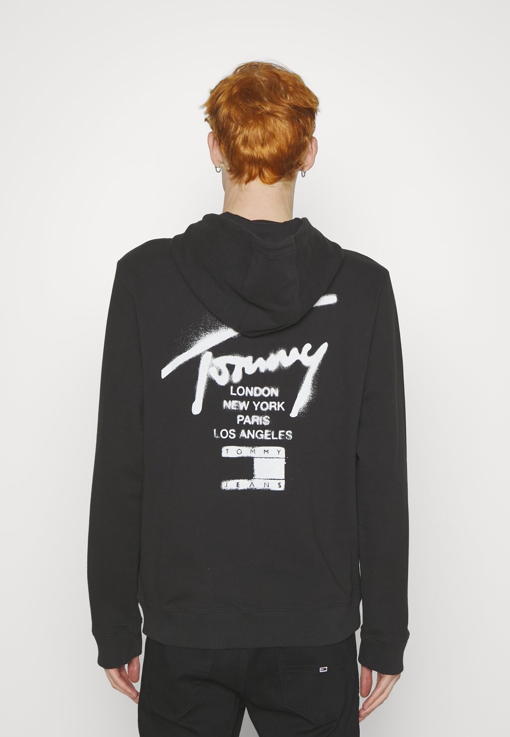 

Толстовка на молнии SPRAY PAINT HOODIE Tommy Jeans, черный