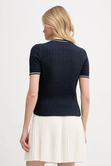 Топ Lacoste T-shirt, синий — фото 3