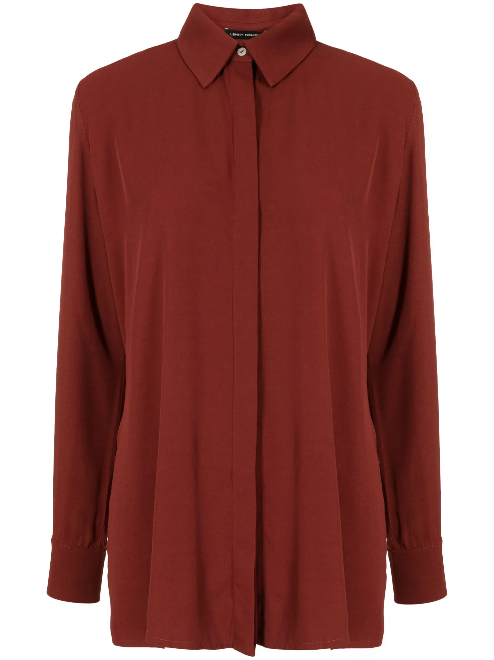 

Рубашка с потайной застежкой Lenny Niemeyer, коричневый