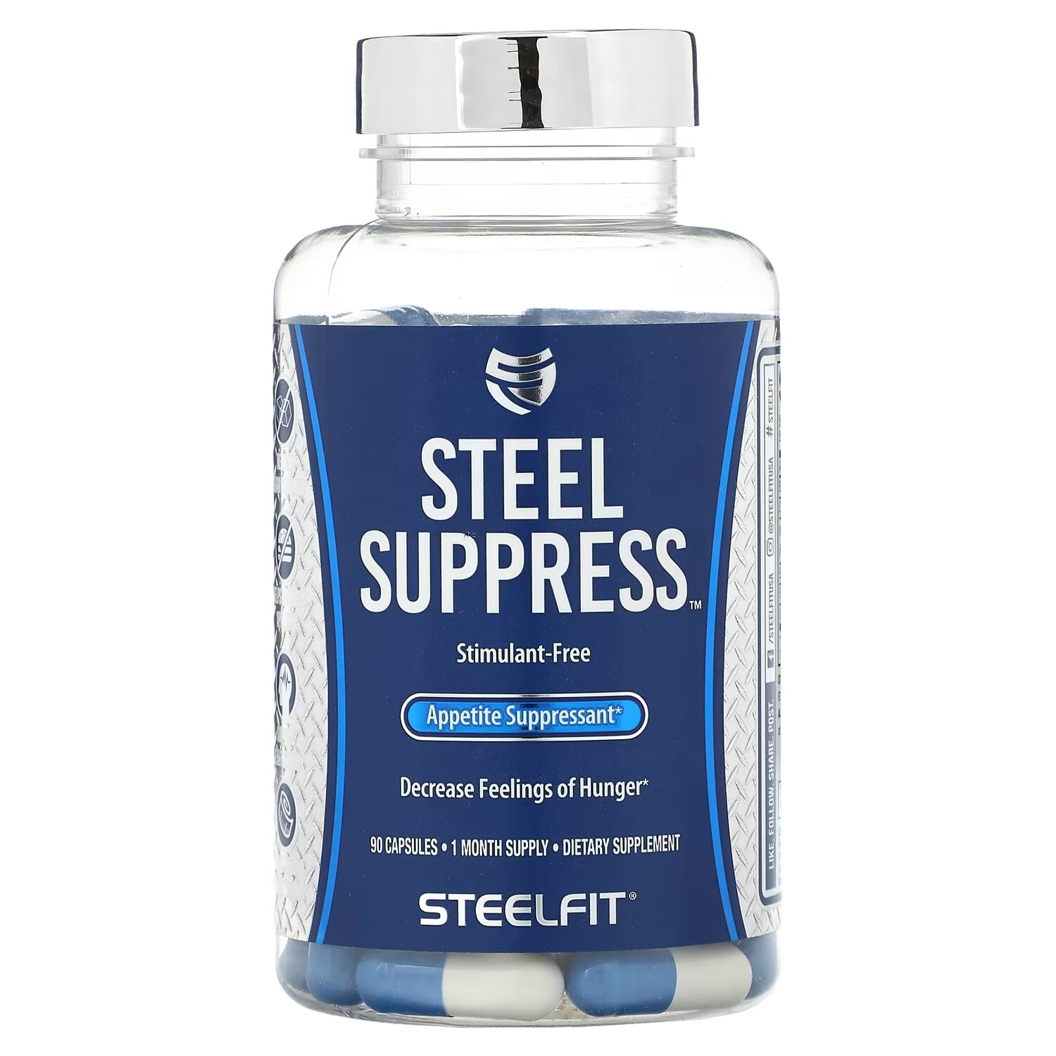 

Средство для подавления аппетита Steel Suppress 90 капсул SteelFit