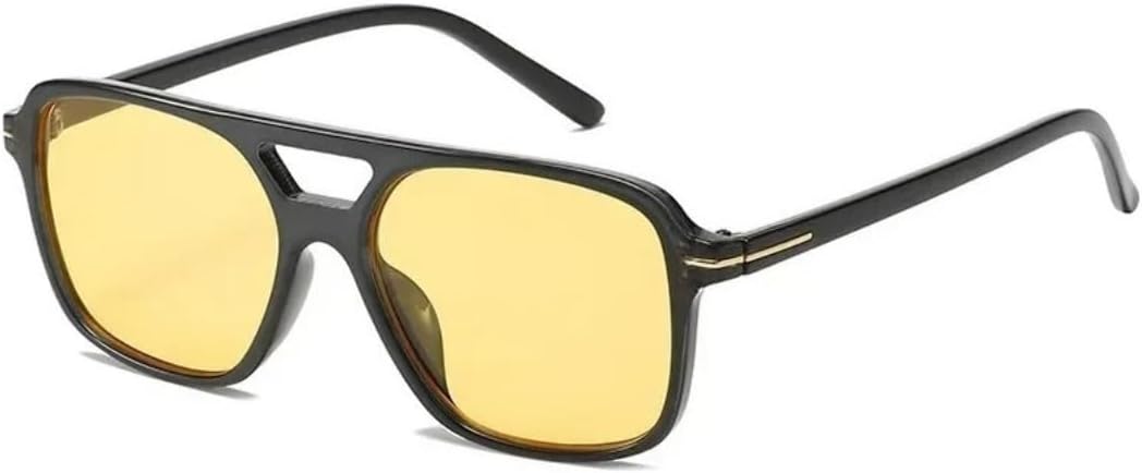 

Солнцезащитные очки с защитой UV400 | Увеличенная двойная перемычка, сине-желтые линзы | для женщин и мужчин, для занятий спортом на открытом воздухе и вождения DSVIGF, 05