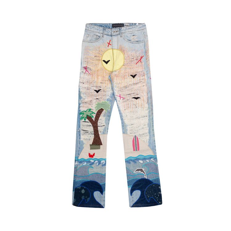 

Брюки Who Decides War x Pale USA Seaboard Denim, Sky/Multicolor