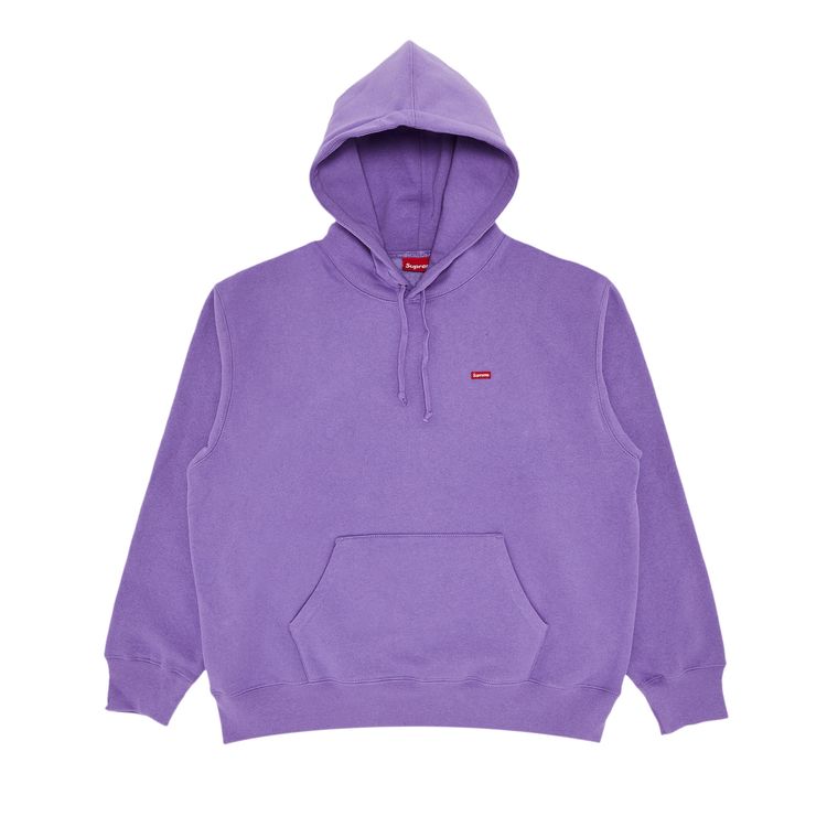 

Толстовка Supreme Small Box Hooded Sweatshirt Light Purple, фиолетовый