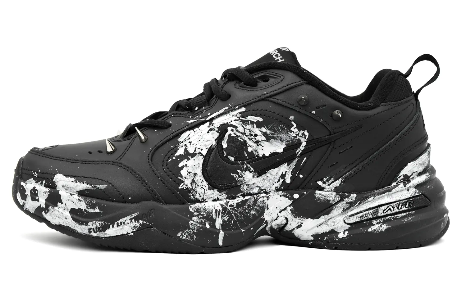 

Кроссовки Nike Air Monarch 4 Chunky Sneakers Unisex Low-top White, черный