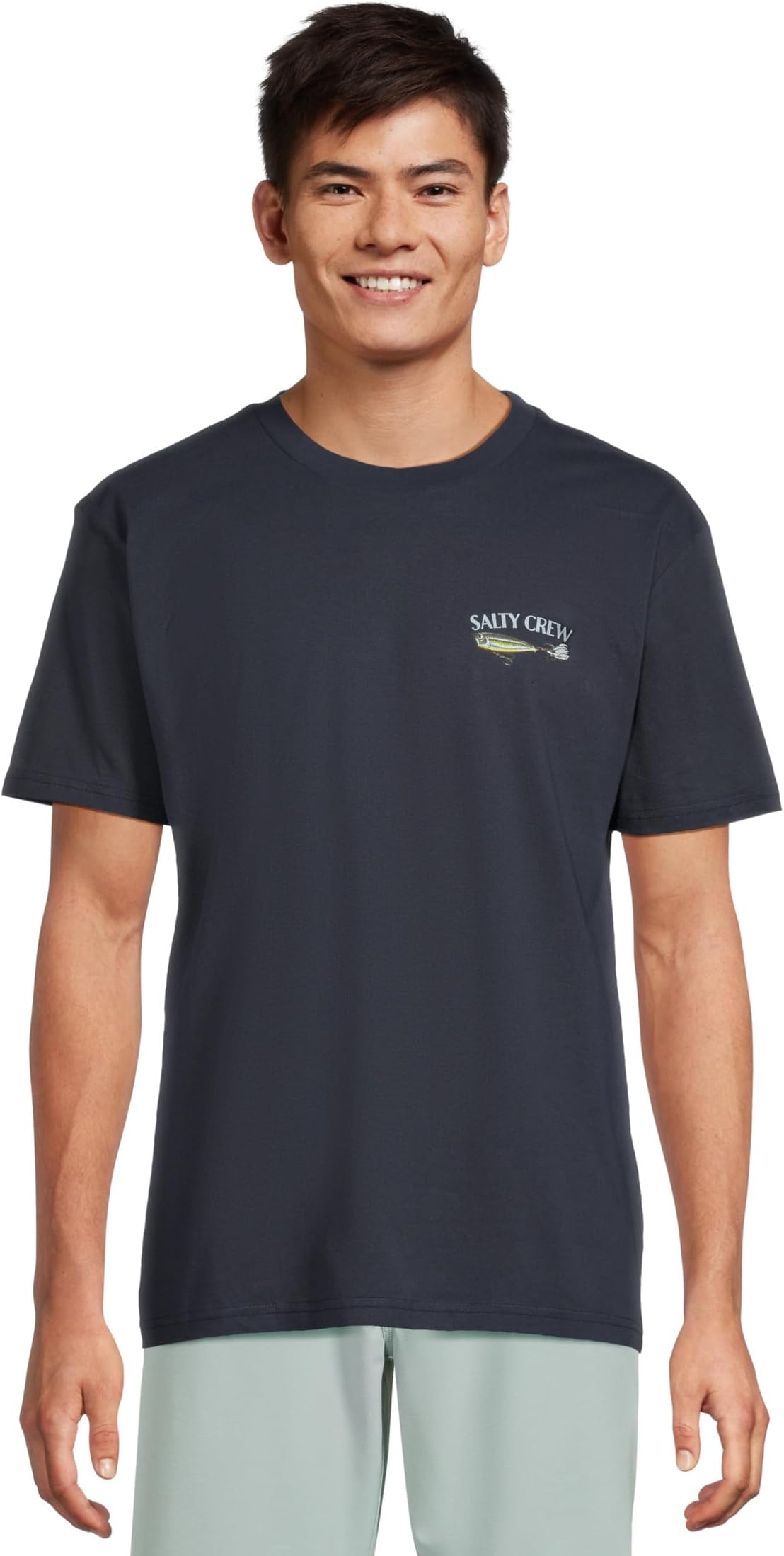 

Мужская классическая футболка с коротким рукавом Lure Gear Salty Crew, Navy